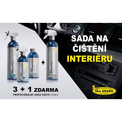 Koch Chemie Sada na čištění interiéru vozidel 3+1 výrobek Zdarma – Zboží Mobilmania