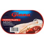 Giana Sleď filety v rajčatové omáčce 170 g – Sleviste.cz