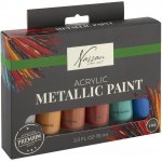 Creative Craft Group akrylové barvy metalická sada 6 x 75 ml – Hledejceny.cz