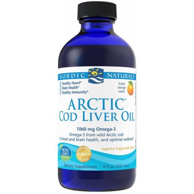 Nordic Naturals Arctic Cod Liver Oil 1060 mg Orange 237 ml