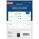 Filofax Týdenní kalendář 2025, týden/2 strany náplň kapesních diářů formát A7 – Zboží Živě