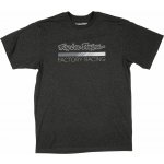 Troy Lee Designs Factory Racing triko black heather/gray – Zboží Mobilmania