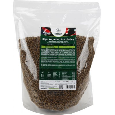 Vodnář Kapr, koi, amur, lín a plotice 1,5 kg – Zboží Mobilmania