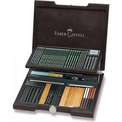 Faber-Castell Grafitové tužky Pitt Monochrome sada 86 ks 112971
