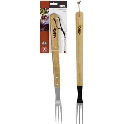 Vidlička grilovací BBQ 46x7 nerez dřevěná rukojeť – Zboží Mobilmania