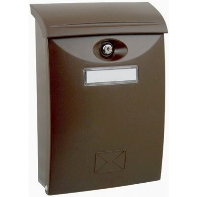 Poštovní schránka plast hnědá 240x340x90 – Zboží Mobilmania