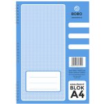 Bobo blok A4 čistý kroužkový 50 listů – Zboží Živě
