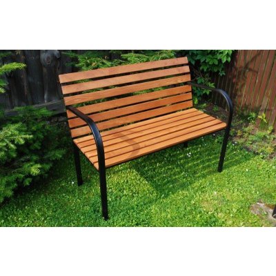 Tradgard 30170 Parková lavice dřevěná s železnou kostrou