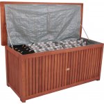 Garden Pleasure Washington box hnědá/přírodní 133 cm 58 cm 55 cm – Zboží Mobilmania