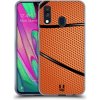 Pouzdro a kryt na mobilní telefon Samsung Pouzdro Head Case Samsung Galaxy A40 BASKEŤÁK