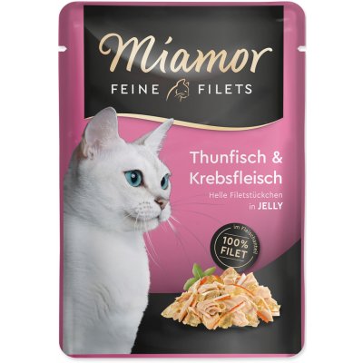 Miamor Feine Filets tuňák a krab jelly 100 g – Hledejceny.cz
