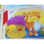 Goki Puzzle s mi úchytkami Mláďata zvířat II – Hledejceny.cz