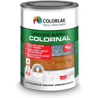 Colorlak Colornal mat 0,6 l tmavě hnědá – Zbozi.Blesk.cz