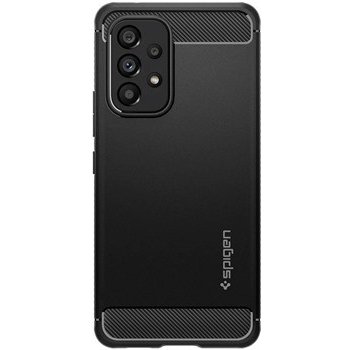 Pouzdro Spigen Rugged Armor silikonové na Samsung Galaxy A53 5G Matte černé