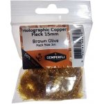 Semperfli Šenylka Copper Tinsel Fleck 15mm Large Brown Olive – Hledejceny.cz