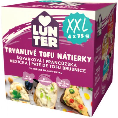 Lunter XXL KOSTKA pomazánky mix příchutí 4 x 75 g – Zboží Dáma