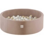 Misioo Suchý bazén s kuličkami 90 x 30 Béžová Velvet 200 míčků – Zboží Dáma Misioo Suchý bazén s kuličkami 90 x 30 Béžová Velvet 200 míčků – Zboží Dáma