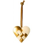 Vánoční plechová ozdoba Braided Heart Gold Maileg – Hledejceny.cz