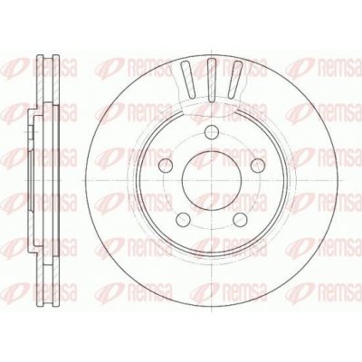 Brzdový kotouč REMSA 6947.10 – Zboží Mobilmania