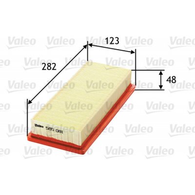 Vzduchový filtr VALEO 585081 – Hledejceny.cz