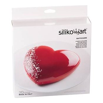 Silikomart silikon forma 3D Batticuore srdce 1,5l