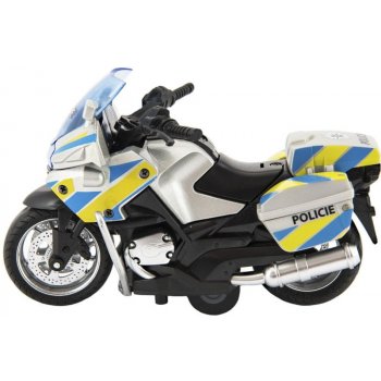 Teddies Motorka policejní 12cm kov/plast na baterie