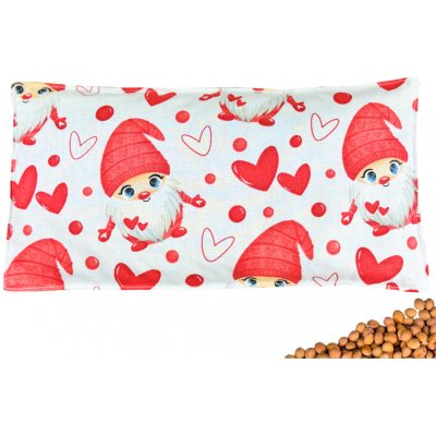 VFstyle Gnomes nahřívací polštářek s třešňovými peckami 30x15 cm – Zboží Dáma