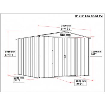 Duramax TITAN ECO XL 6,3 m² antracit