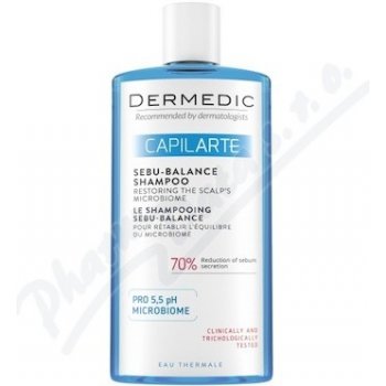 Dermedic Capilarte šampon pro mastné vlasy obnovující mikrobiom pokožky 300 ml