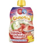 Ovocňák pyré jablko a jahoda 100% 120 g – Sleviste.cz