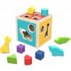 Dřevěná hračka Tooky Toy vkládačka geometrických tvarů