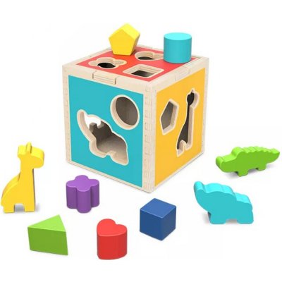 Tooky Toy vkládačka geometrických tvarů – Zbozi.Blesk.cz