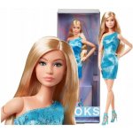 Mattel Barbie Looks blondýnka v modrých šatech – Zboží Dáma