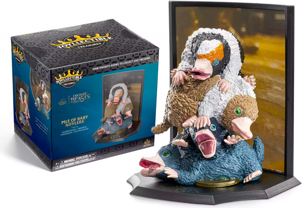 Noble Collection Fantastic Beasts Niffler Toyllectible Treasures Diorama