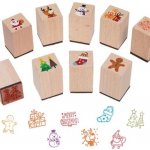 GOKI Dřevěná razítka s vánočním motivem – Zboží Mobilmania