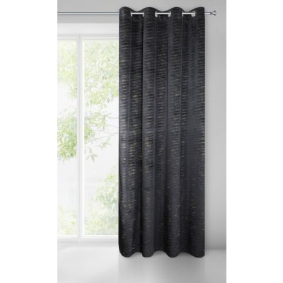 HOTOVÝ ZÁVĚS ALUVIA 140X250 CM ČERNÁ – Hledejceny.cz