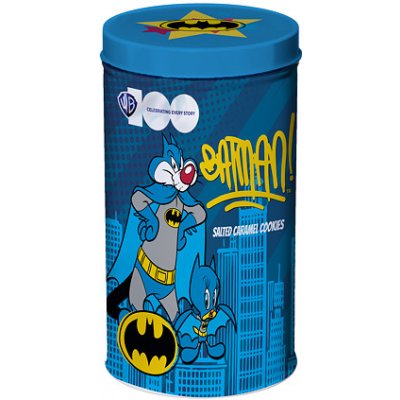 Looney Tunes Tweety Pie & Sylvester Batman sušenky s příchutí slaného karamelu 150 g – Zboží Mobilmania