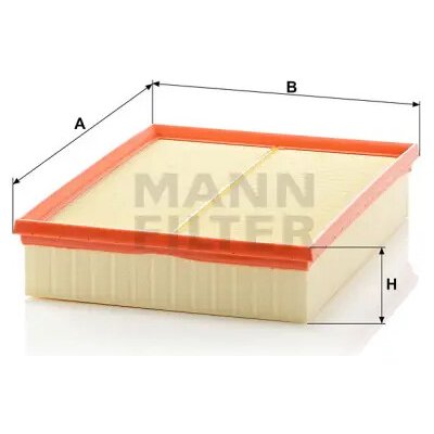 MANN FILTER Vzduchový filtr C 31 196 – Hledejceny.cz