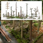 Busch H0 Sada mrtvých stromů 1852 – Zboží Dáma