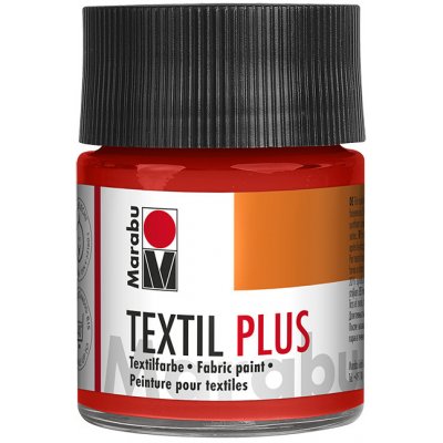 Marabu textil plus barva na textil 50 ml červená rumělka 030 – Zboží Mobilmania