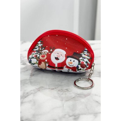 Peněženka s vánočním motivem BB315 159-PR5 červený