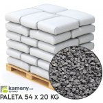 Okrasné kameny Nero drť - šedočerný mramor Vyberte si balení: Paleta - 54 x 20 Kg - DOPRAVA ZDARMA – Zbozi.Blesk.cz