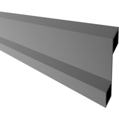 umakov-cz Hliníková dvoukomorová plotová žaluzie 20 x 120 - 2,5 m Antracit RAL 7016 – Hledejceny.cz