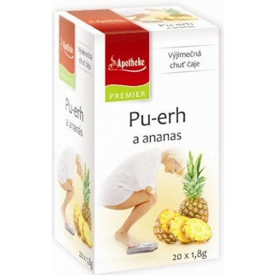 Apotheke Green Pu erh a ananas 20 x 1.8 g – Zbozi.Blesk.cz