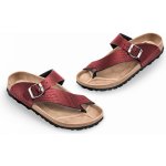 FORcare zdravotní obuv 202052 bordó potisk hadí vzor – Zboží Mobilmania