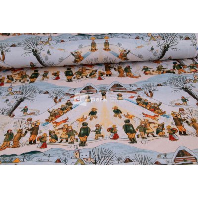 de-park Počesaný funkční úplet - Josef Lada - Zima – Zboží Dáma