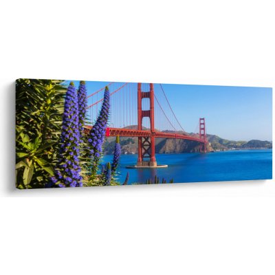 Obraz - Golden Gate Bridge, San Francisco, jednodílný 100x40 cm – Hledejceny.cz