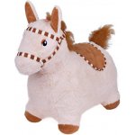 Jokomisiada Plyšové hopsadlo Koník béžový – Zboží Mobilmania