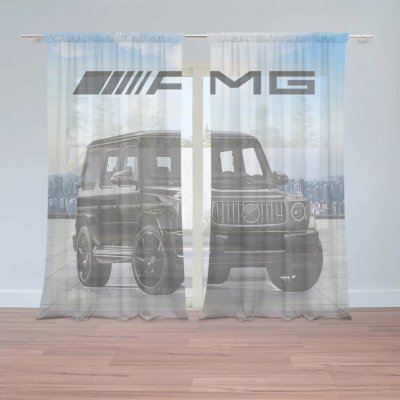 Sablio Záclony AMG auto: 2ks 150x250cm – Hledejceny.cz