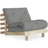 Lenoška Karup Root raw bezbarvé futon grey 746